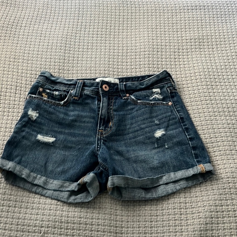 Abercrombie Kids | Blue Denim Jean Shorts | Size 11/12